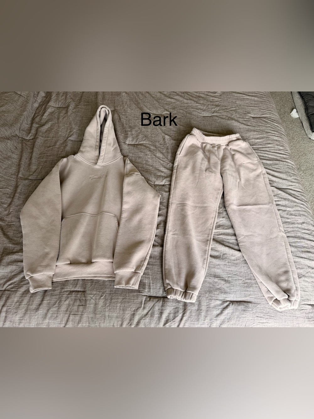 Bark Kids Beige Sweatpants Joggers Set